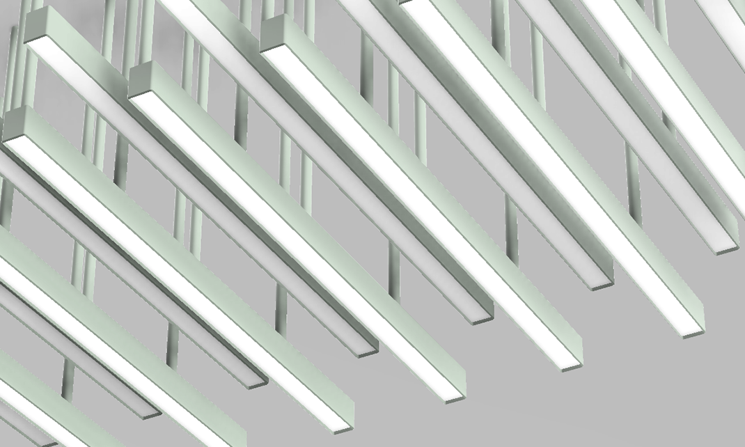 The Hex Lamp prototype detail