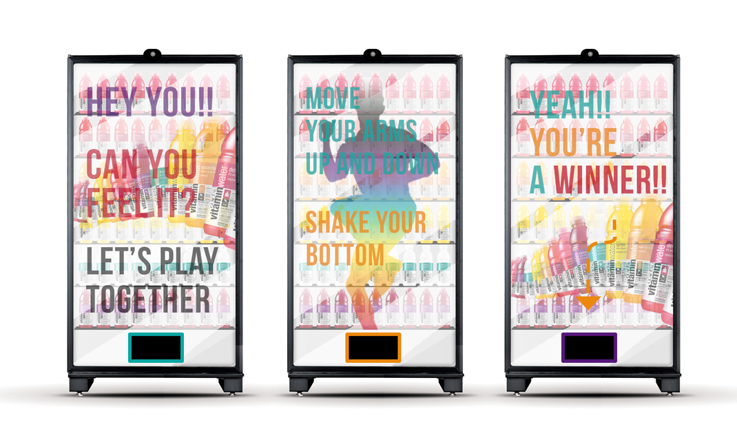 Vitamin Water DOOH prototype detail